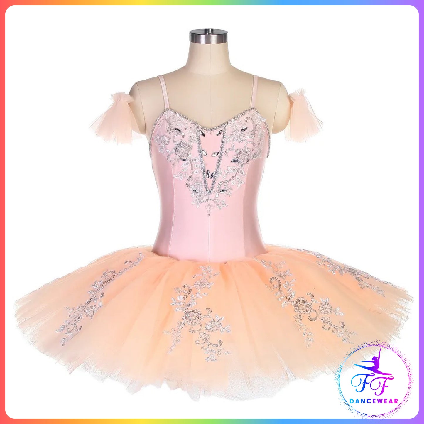 Decorated Bell Ballet Tutu Sky / Blue / Pink / Purple (Child & Adult Sizes)