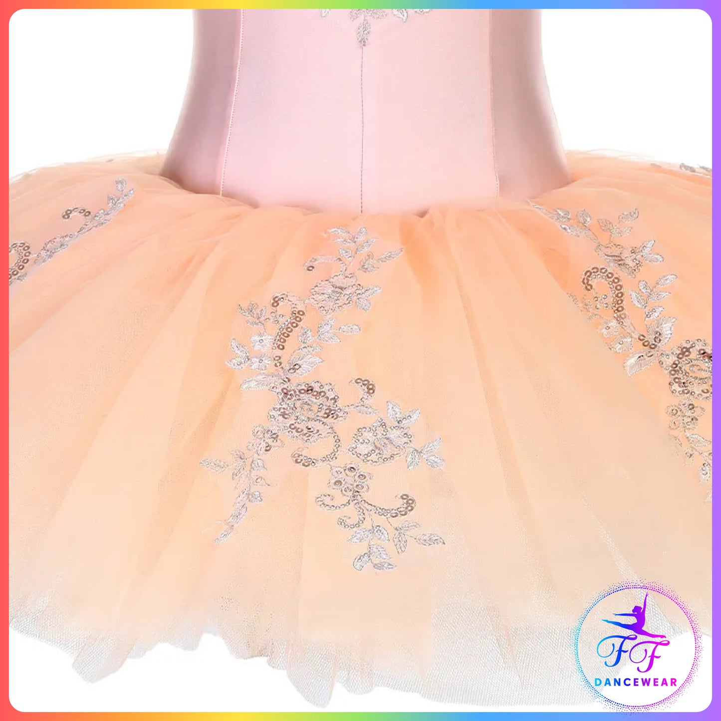 Decorated Bell Ballet Tutu Sky / Blue / Pink / Purple (Child & Adult Sizes)