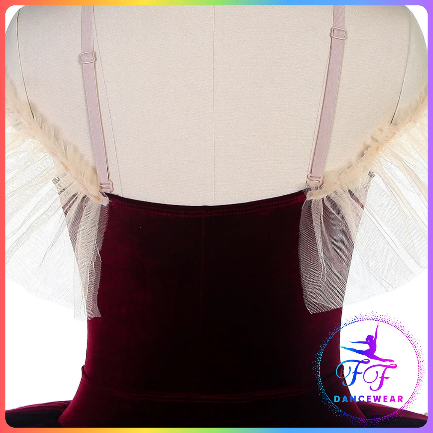 Burgundy Velvet Professional Ballet Pancake Tutu (Child & Adult sizes)