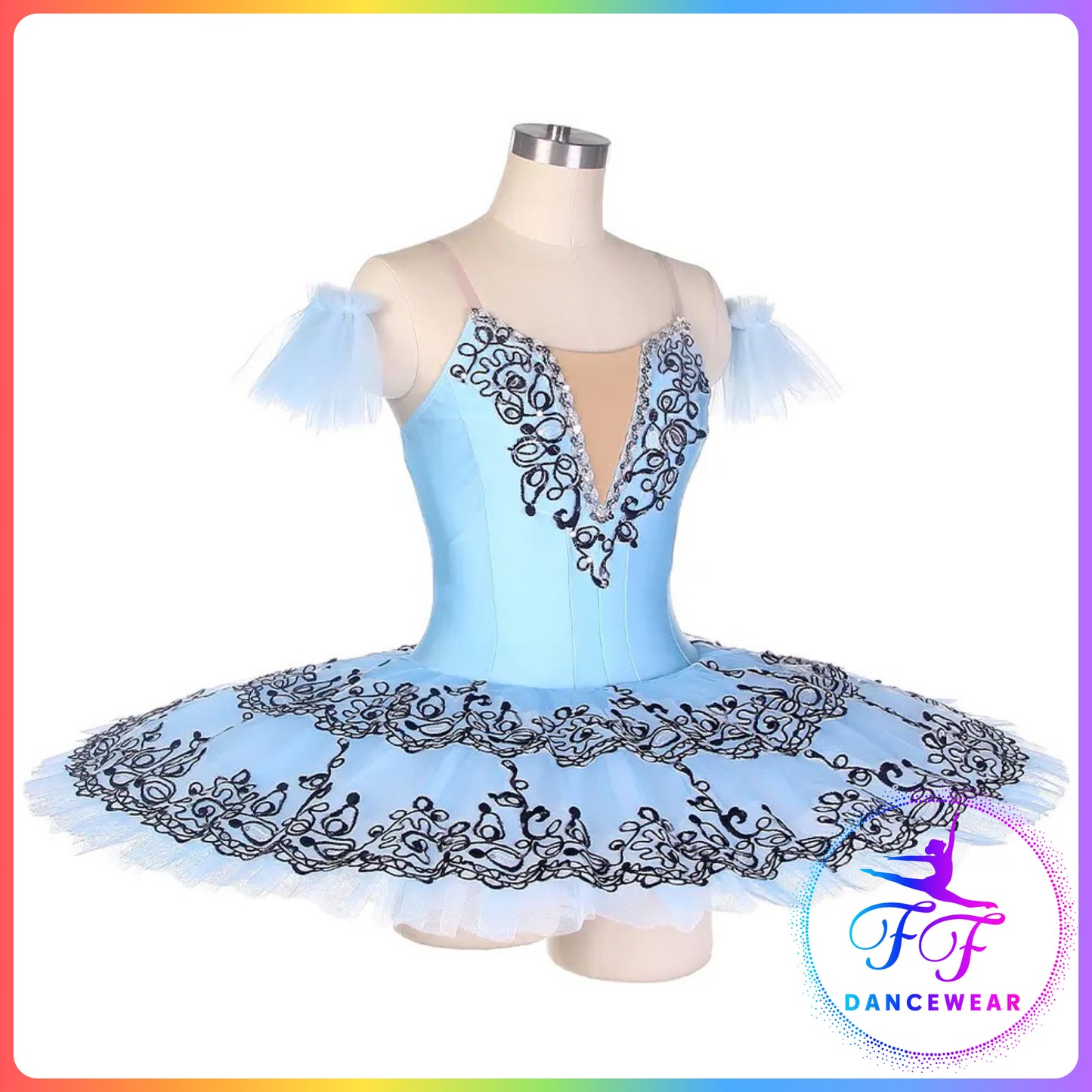 Sky Blue Professional Ballet Pancake Tutu (Child & Adult sizes)