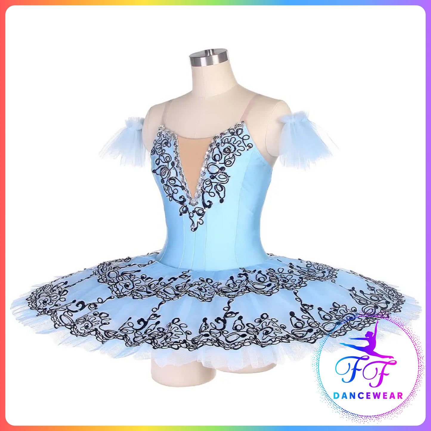 Sky Blue Professional Ballet Pancake Tutu (Child & Adult sizes)