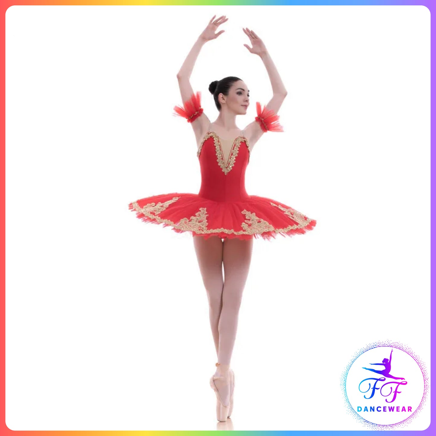 Red / Blue / Lilac / Yellow / White Stretch Professional Ballet Pancake Tutu (Child & Adult sizes)