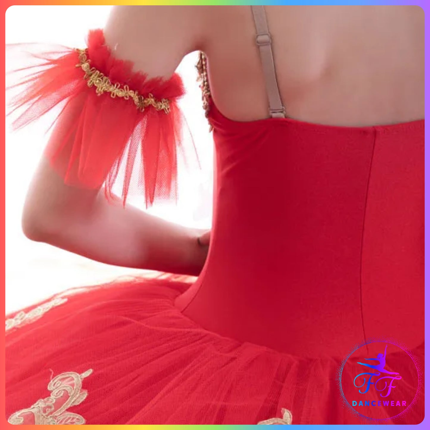 Red / Blue / Lilac / Yellow / White Stretch Professional Ballet Pancake Tutu (Child & Adult sizes)