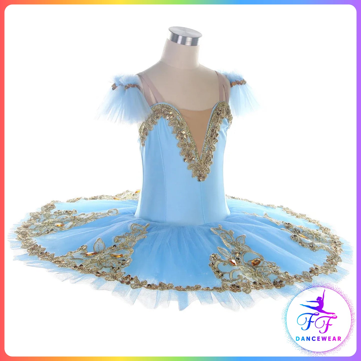 Red / Blue / Lilac / Yellow / White Stretch Professional Ballet Pancake Tutu (Child & Adult sizes)