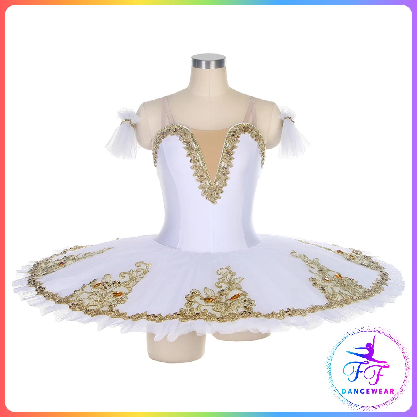 Red / Blue / Lilac / Yellow / White Stretch Professional Ballet Pancake Tutu (Child & Adult sizes)