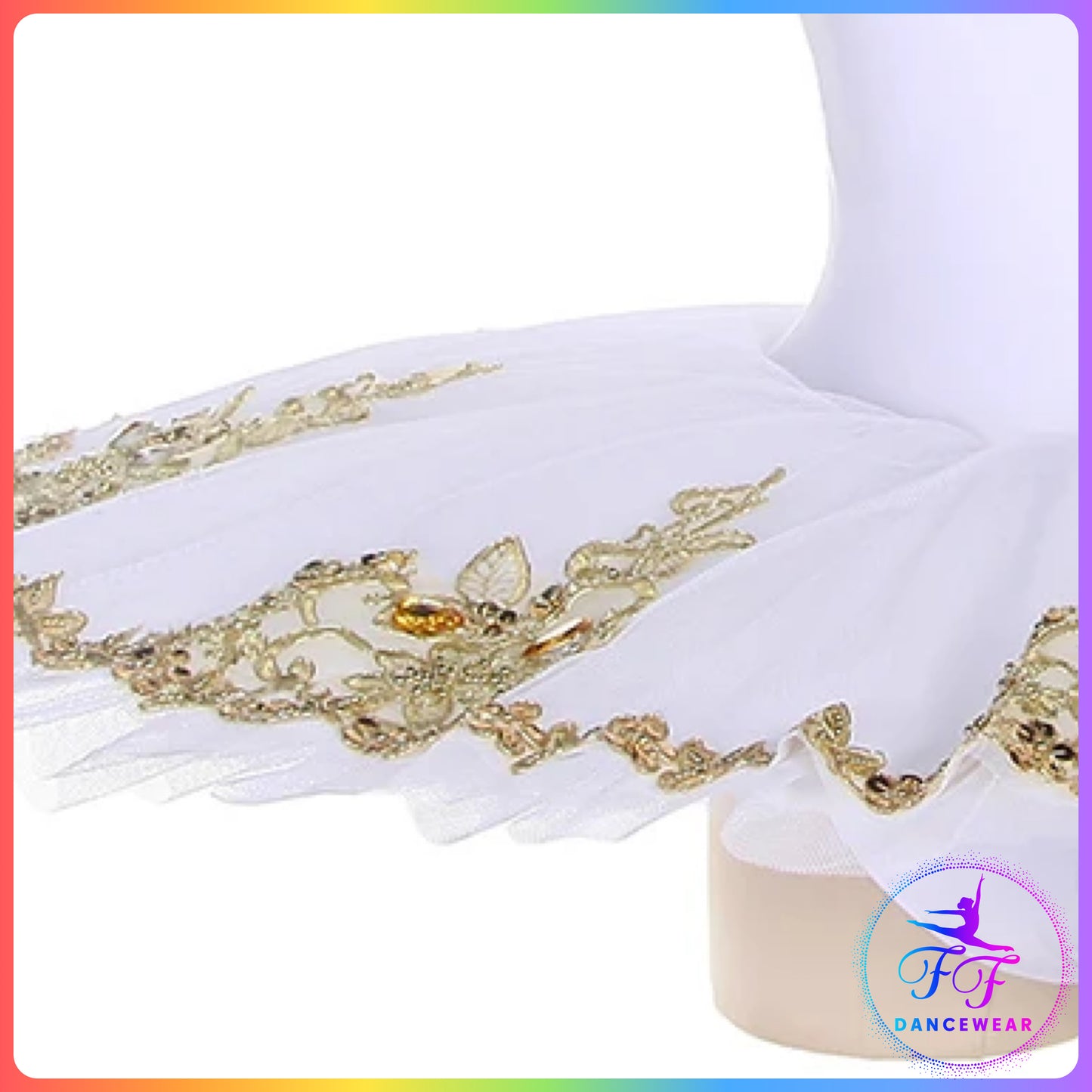 Red / Blue / Lilac / Yellow / White Stretch Professional Ballet Pancake Tutu (Child & Adult sizes)