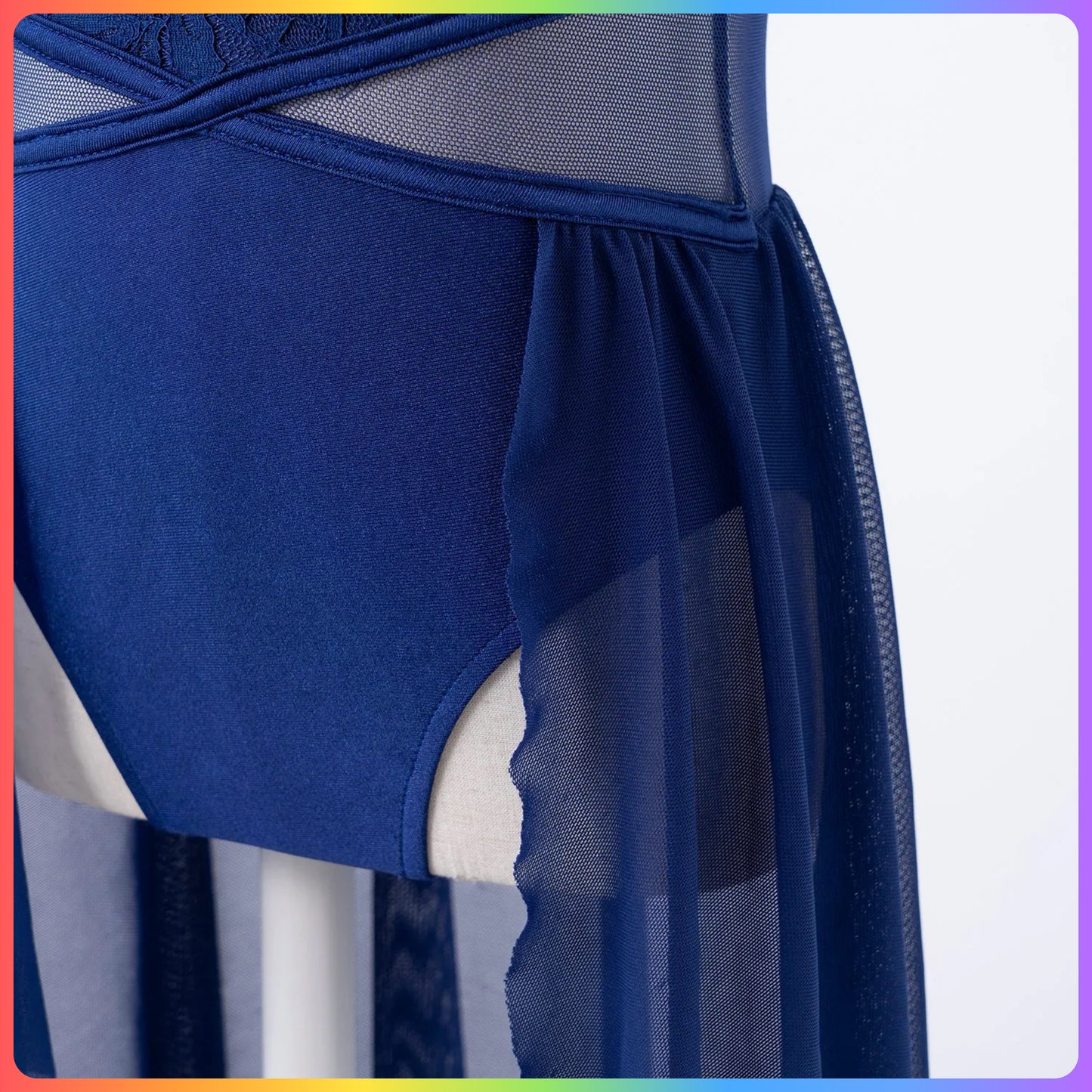 Girls Sleeveless Lace Lyrical / Contemporary Skirted Leotard