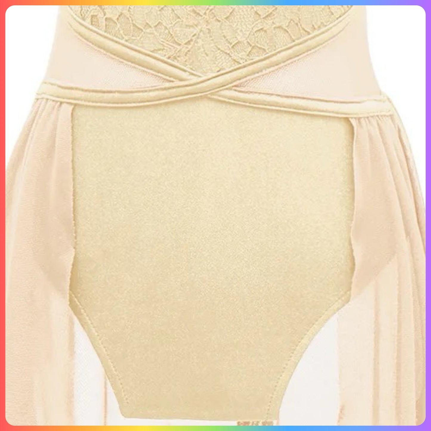Girls Sleeveless Lace Lyrical / Contemporary Skirted Leotard