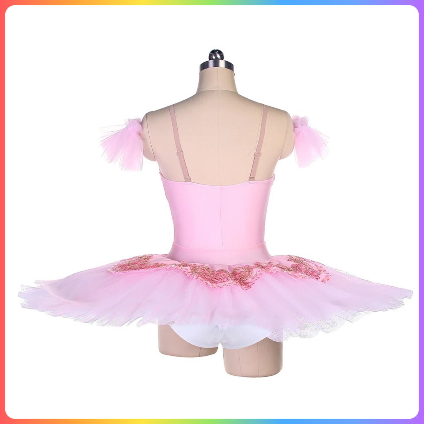 Pale Pink Sequin Trim Professional Ballet Pancake Tutu (Child & Adult Sizes)