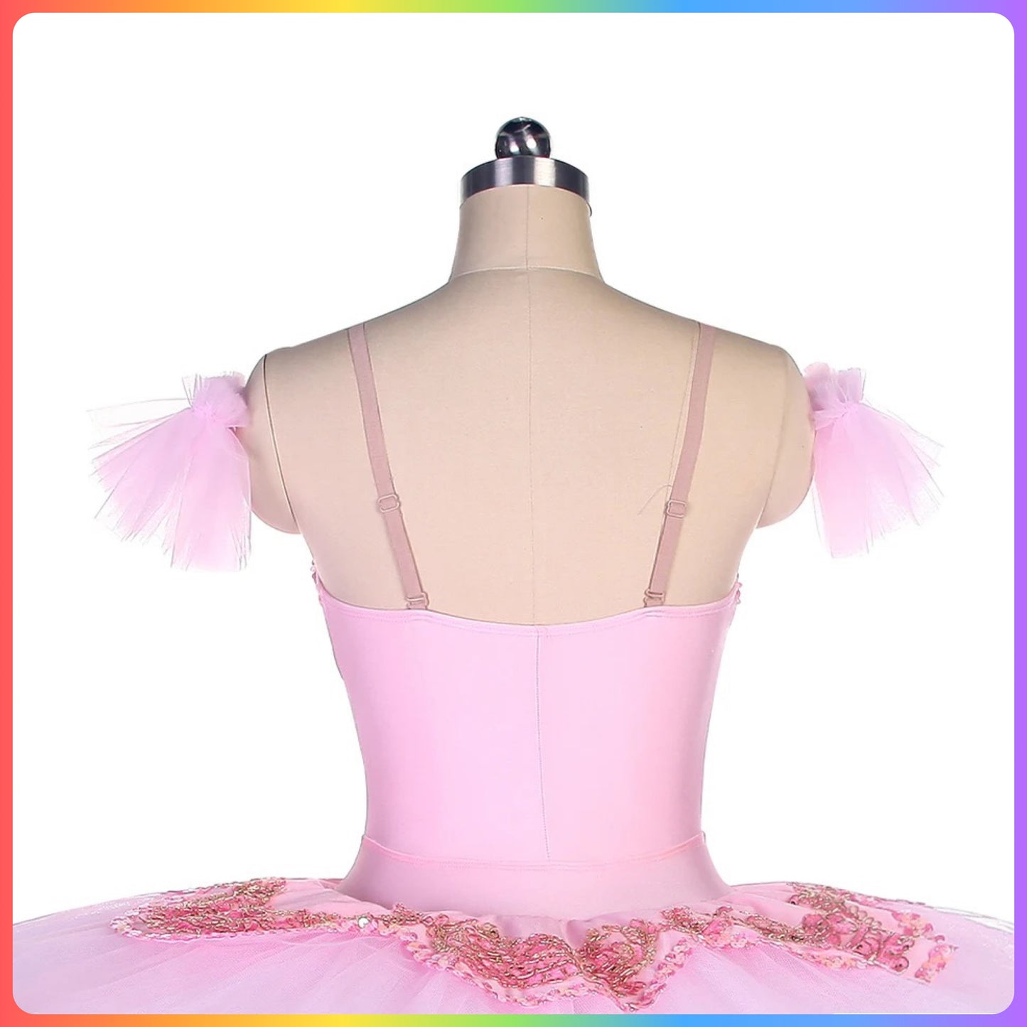 Pale Pink Sequin Trim Professional Ballet Pancake Tutu (Child & Adult Sizes)