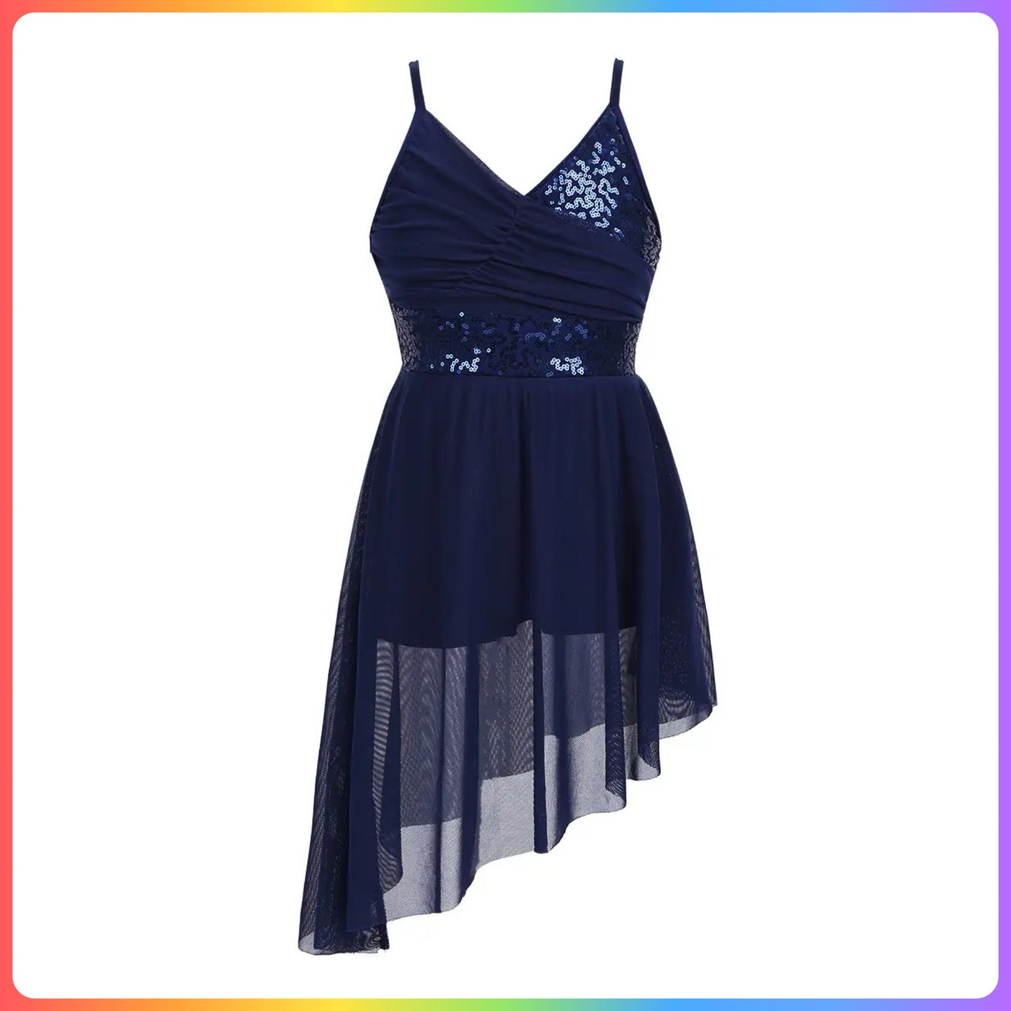 Girls Sequin Lyrical / Contemporary Skirted Leotard