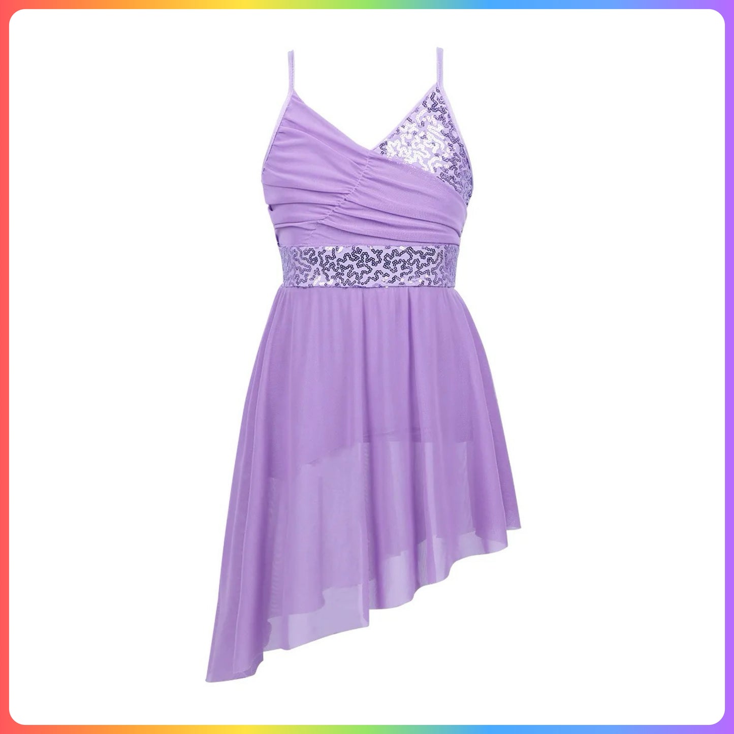 Girls Sequin Lyrical / Contemporary Skirted Leotard