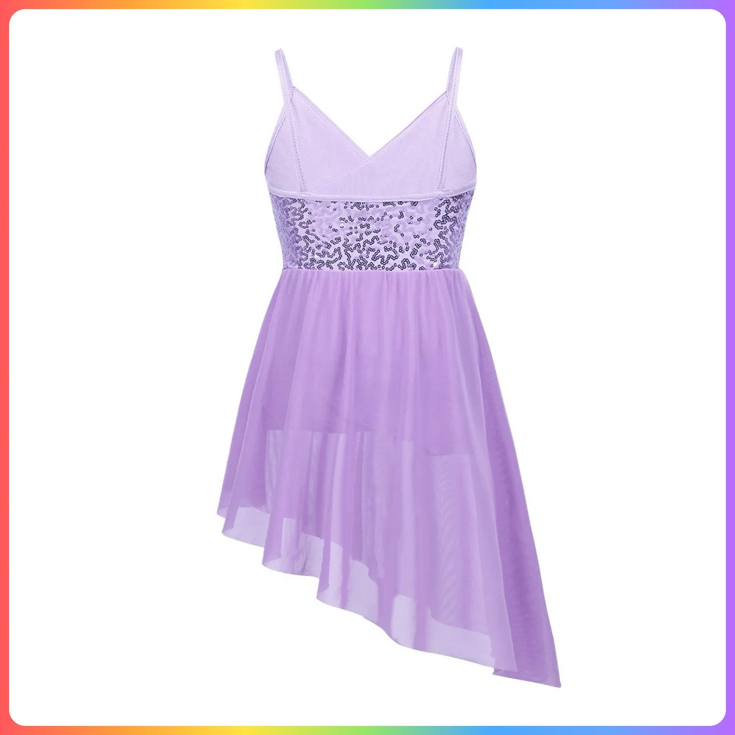 Girls Sequin Lyrical / Contemporary Skirted Leotard