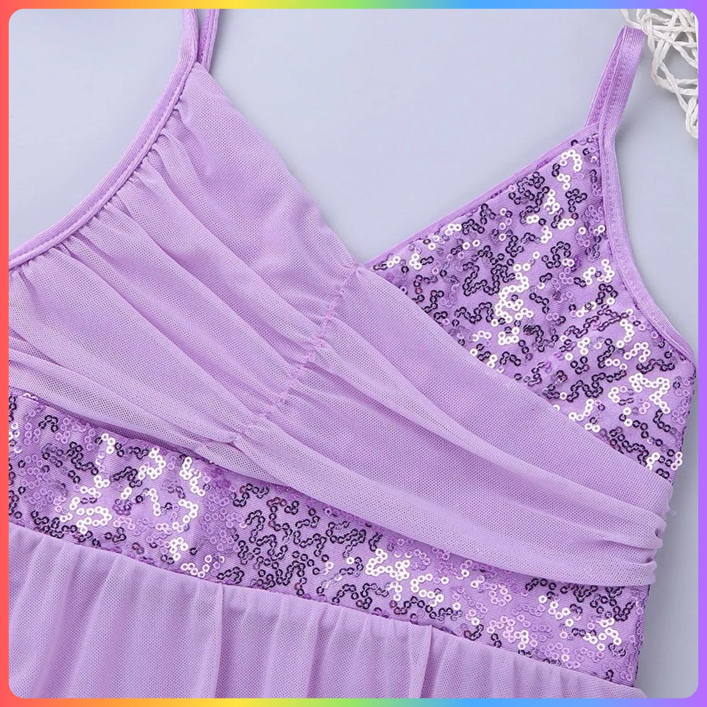 Girls Sequin Lyrical / Contemporary Skirted Leotard