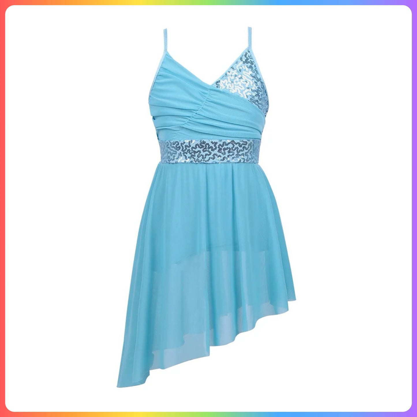 Girls Sequin Lyrical / Contemporary Skirted Leotard