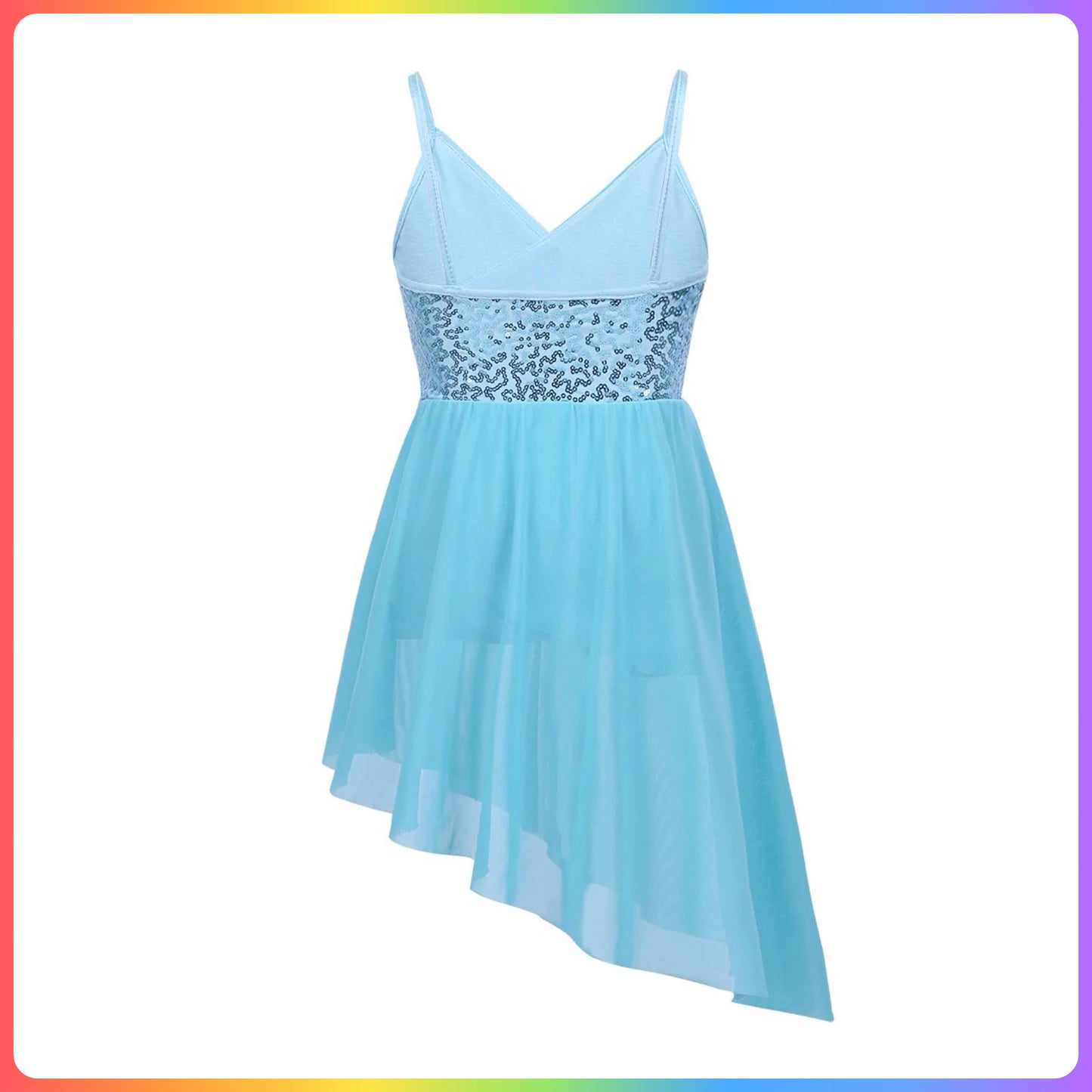 Girls Sequin Lyrical / Contemporary Skirted Leotard