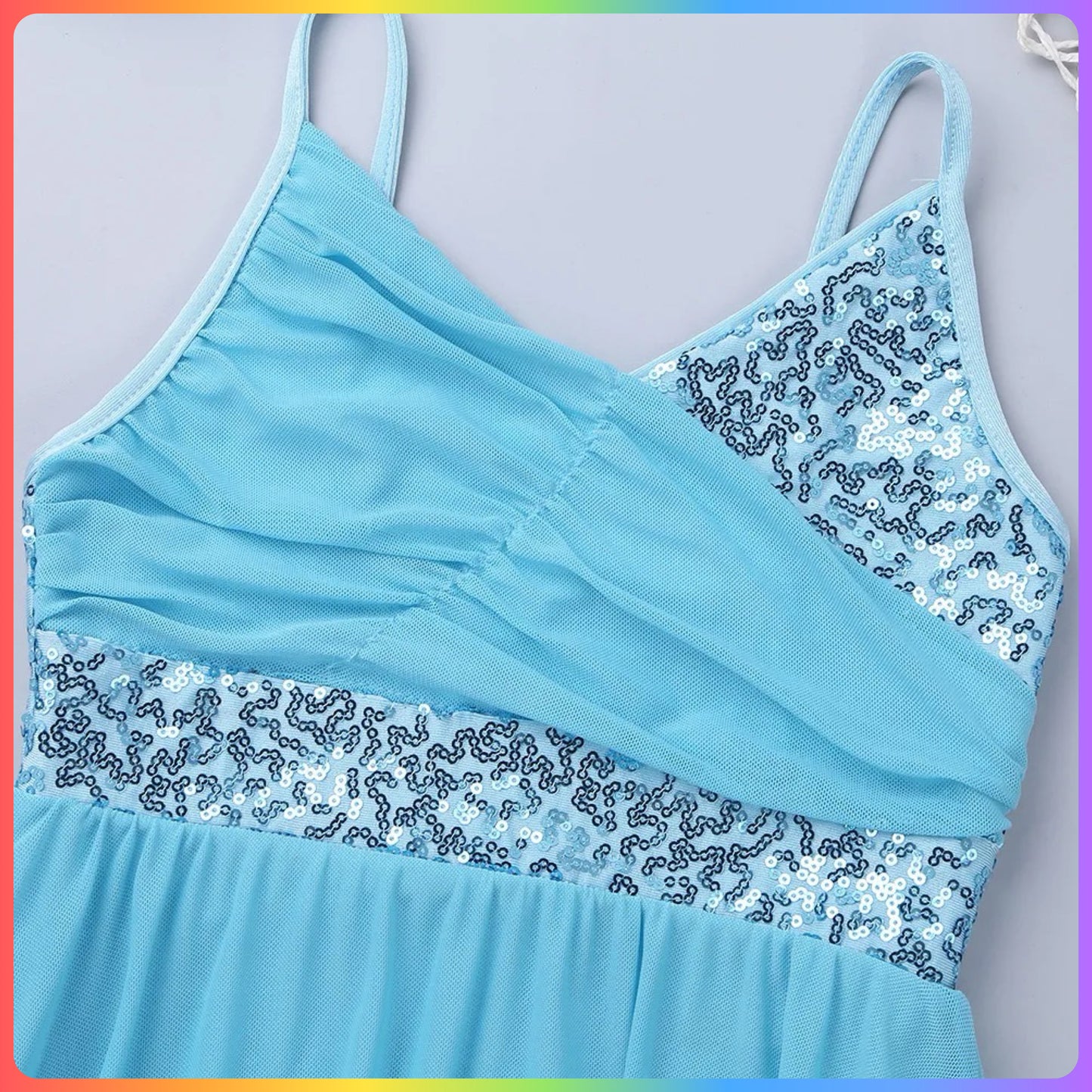 Girls Sequin Lyrical / Contemporary Skirted Leotard