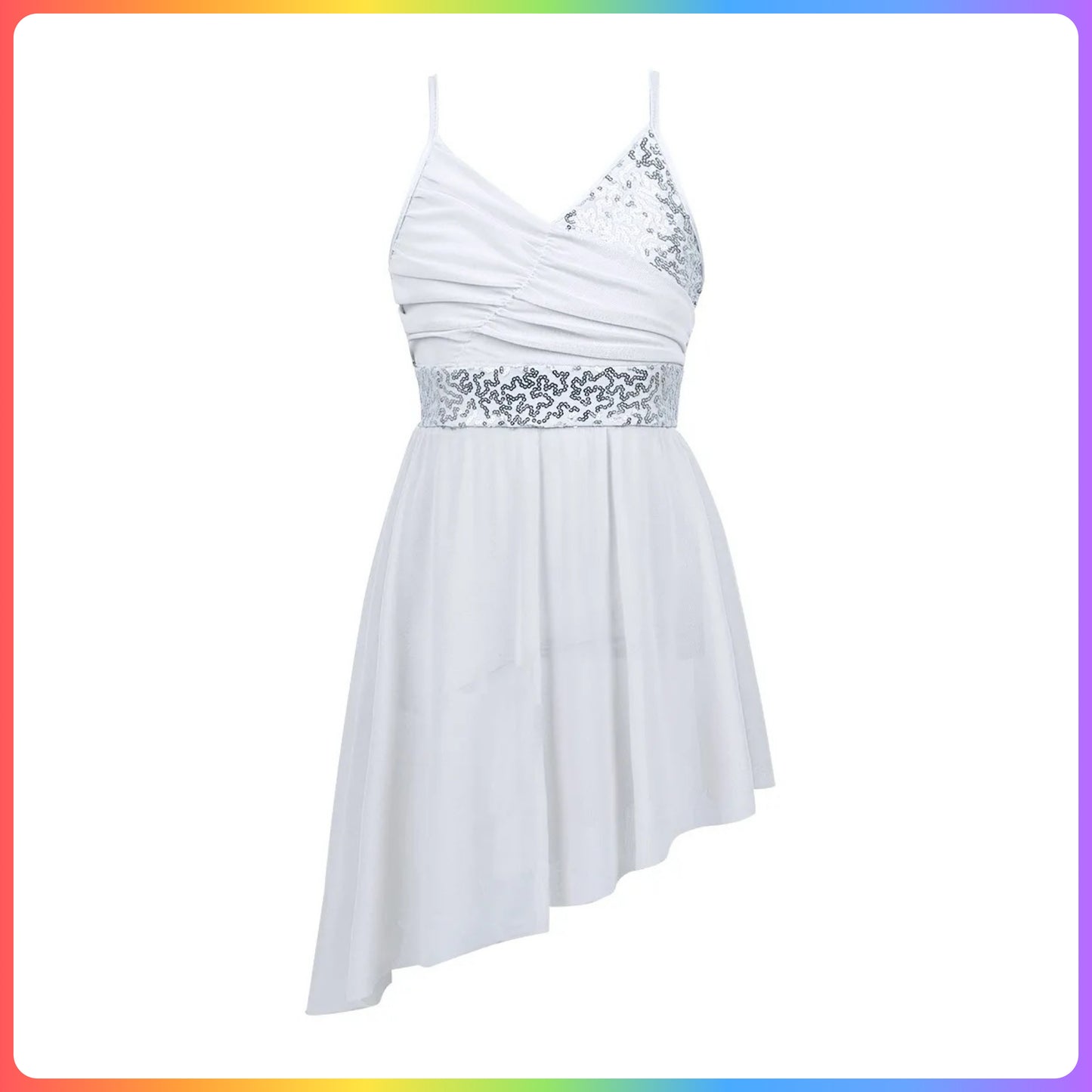 Girls Sequin Lyrical / Contemporary Skirted Leotard