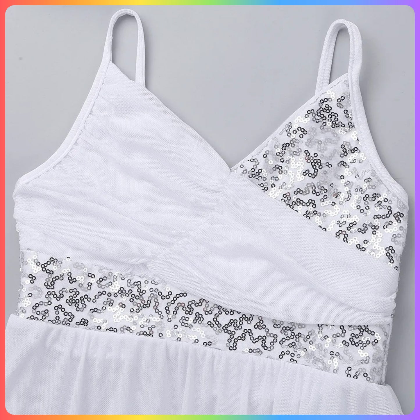 Girls Sequin Lyrical / Contemporary Skirted Leotard