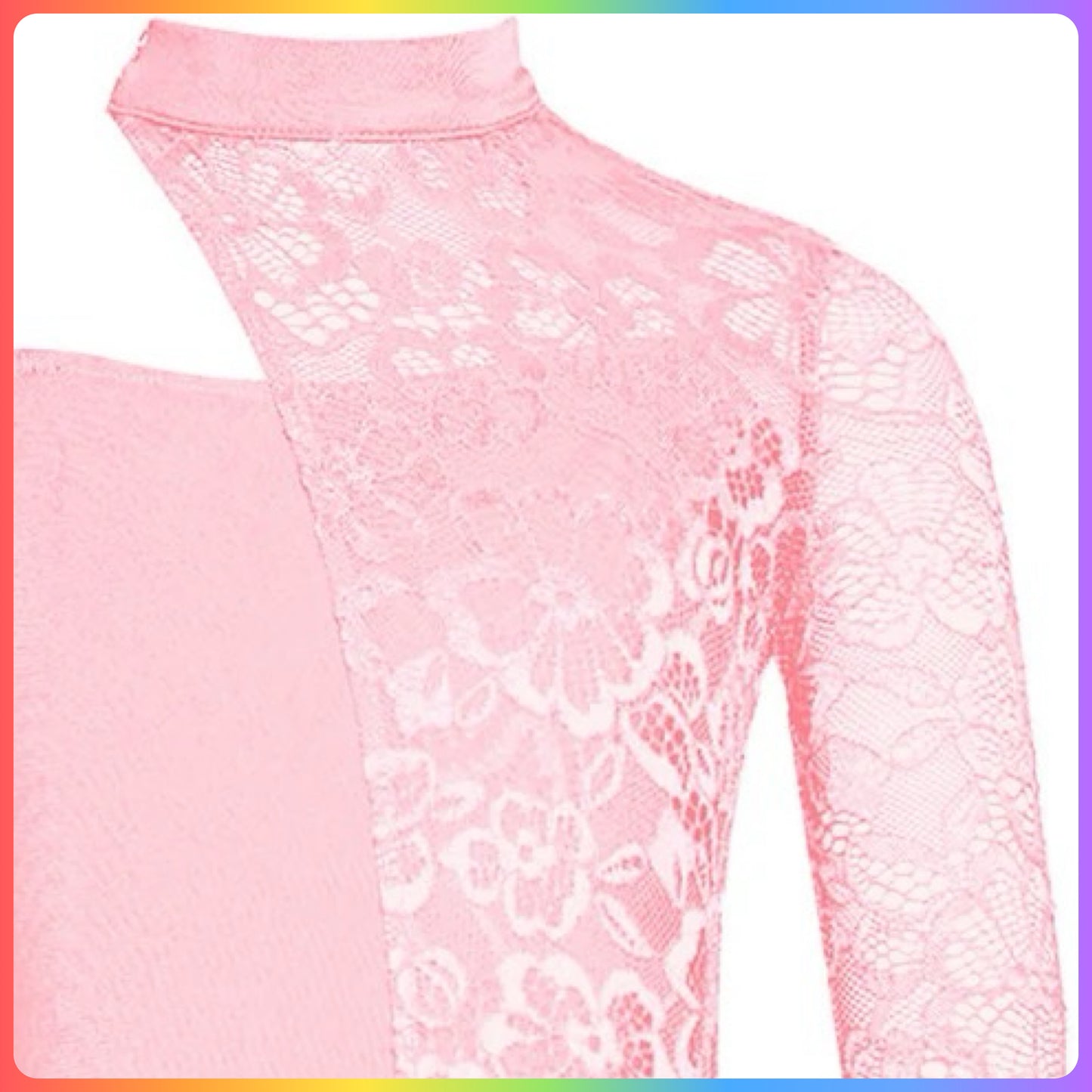 Girls Lace One Sleeve Lyrical / Contemporary Dance Costume