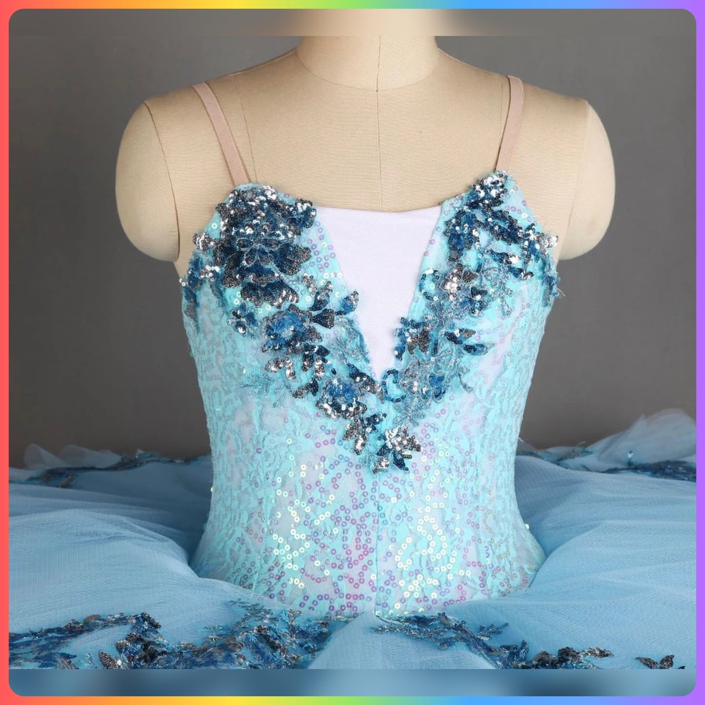 Sparkling Sequin Professional Ballet Pancake Tutu (Child & Adult Sizes)