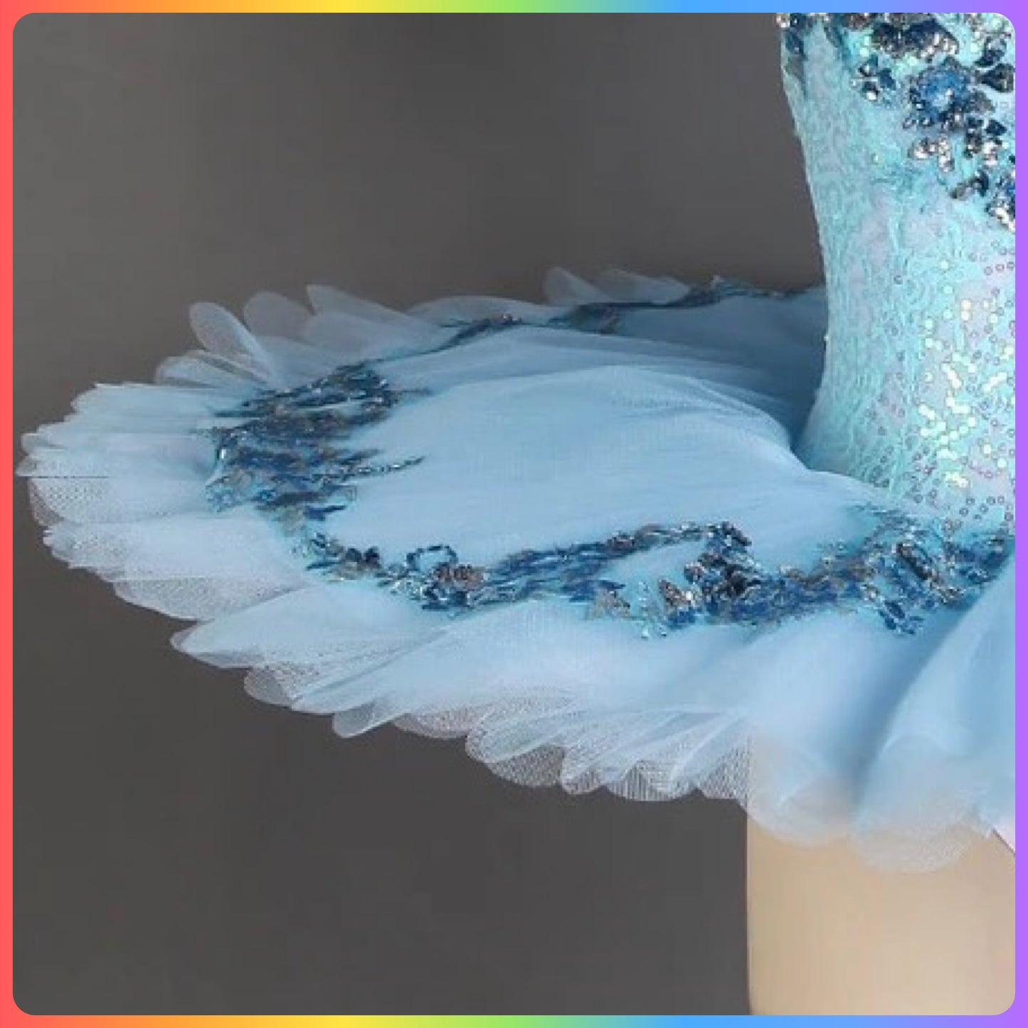 Sparkling Sequin Professional Ballet Pancake Tutu (Child & Adult Sizes)