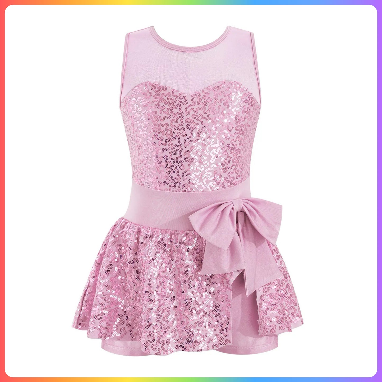 Girls Sequin Modern / Tap / Jazz Skirted Unitard
