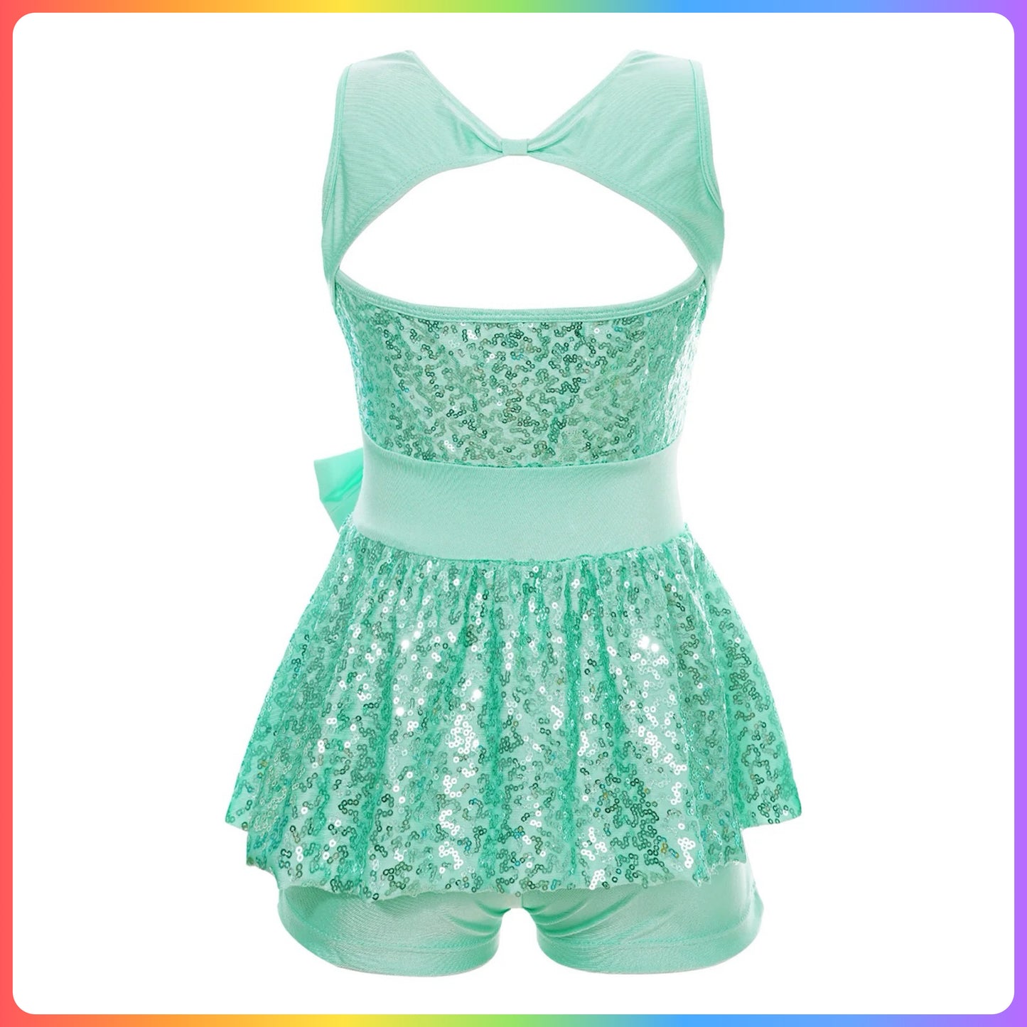 Girls Sequin Modern / Tap / Jazz Skirted Unitard