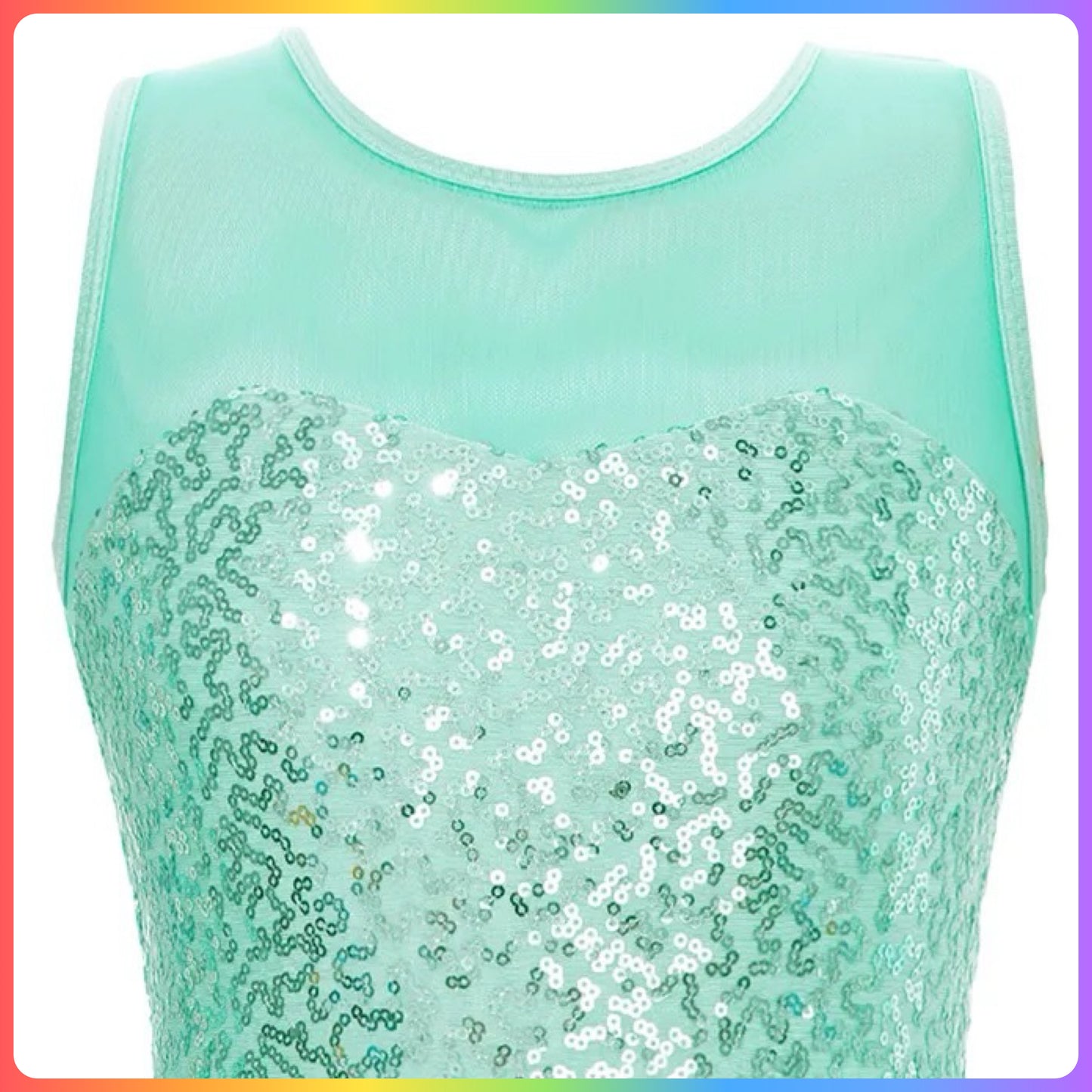 Girls Sequin Modern / Tap / Jazz Skirted Unitard