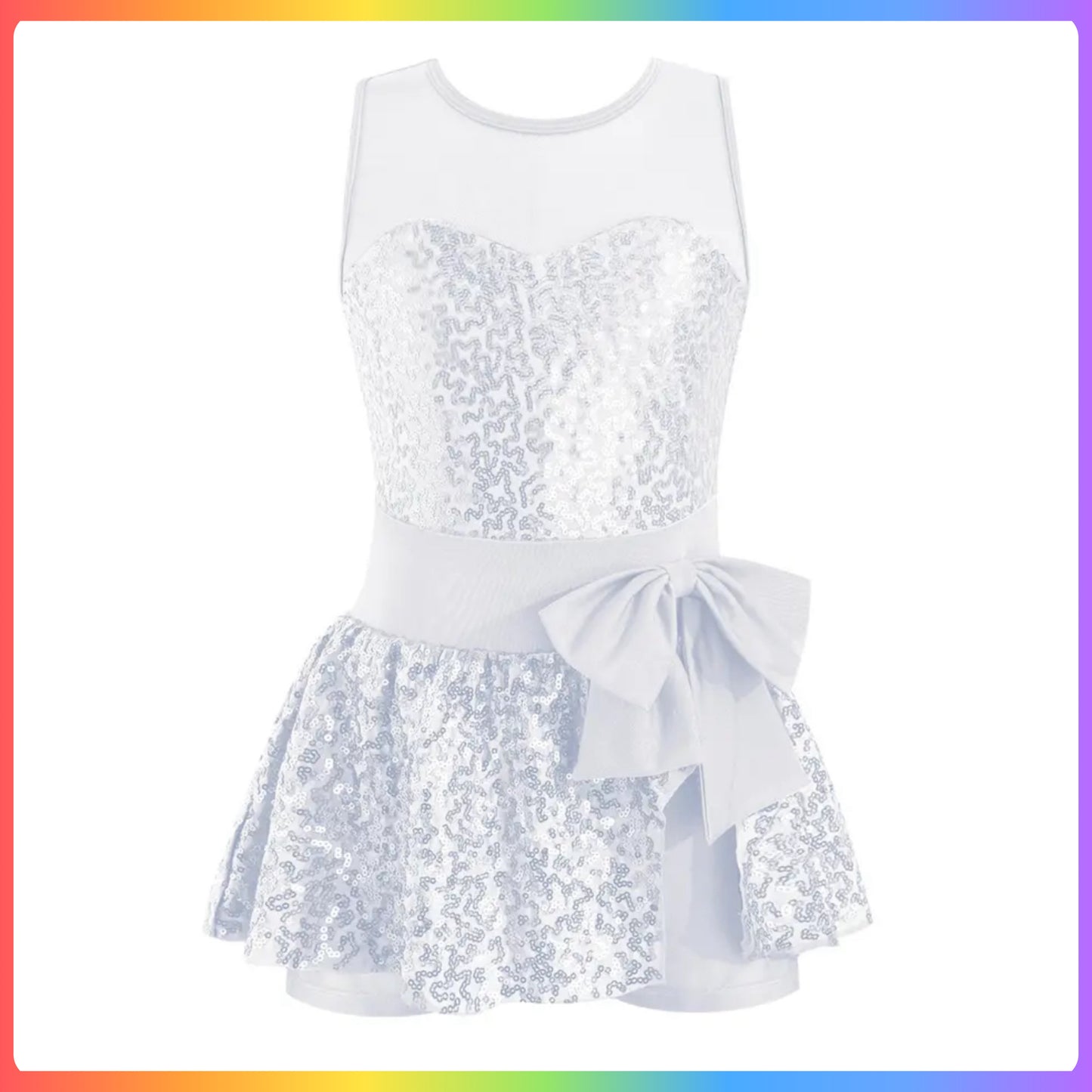 Girls Sequin Modern / Tap / Jazz Skirted Unitard