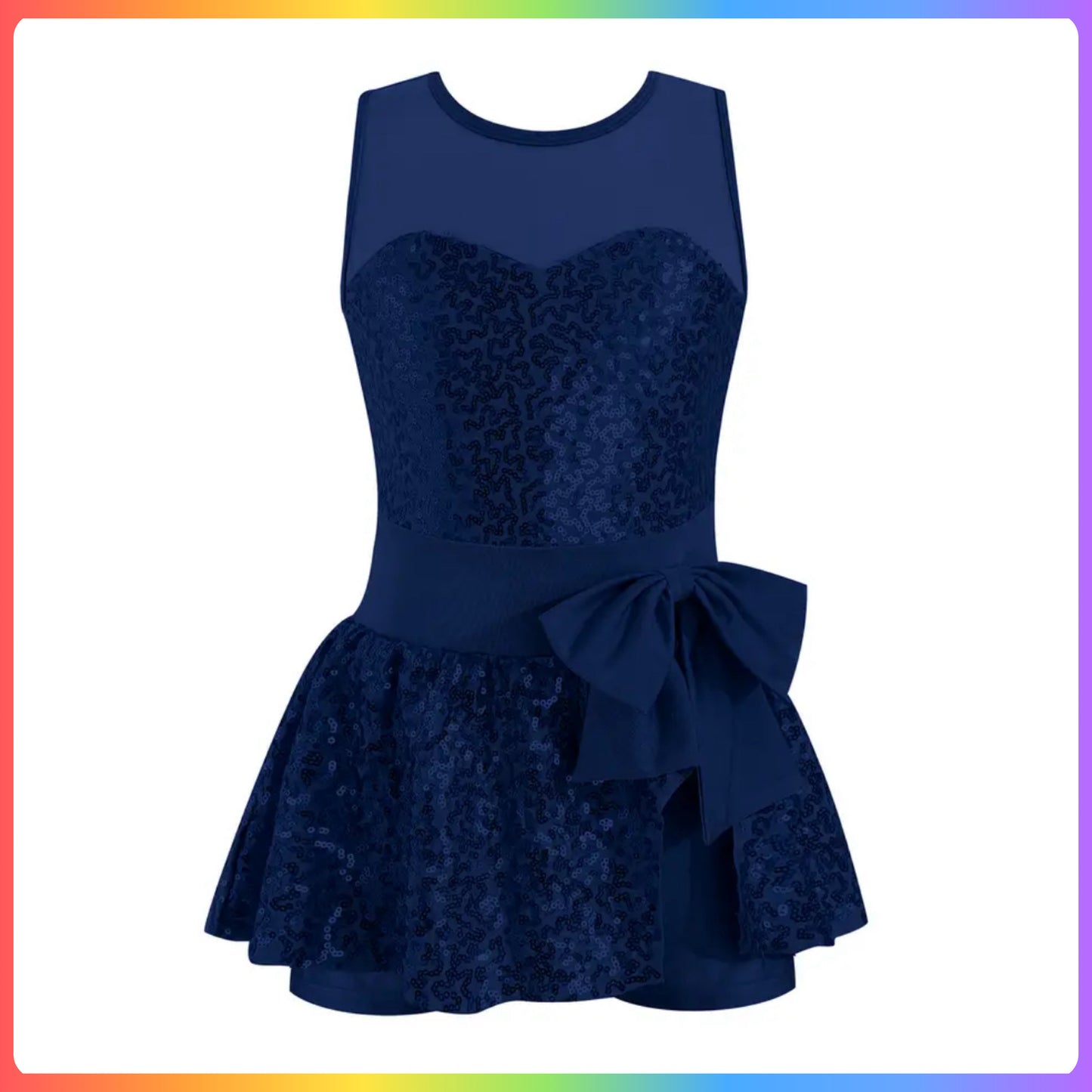 Girls Sequin Modern / Tap / Jazz Skirted Unitard