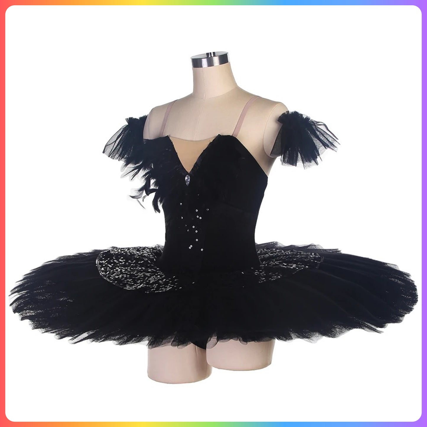 White / Black Swan Professional Ballet Pancake Tutu (Child & Adult sizes)