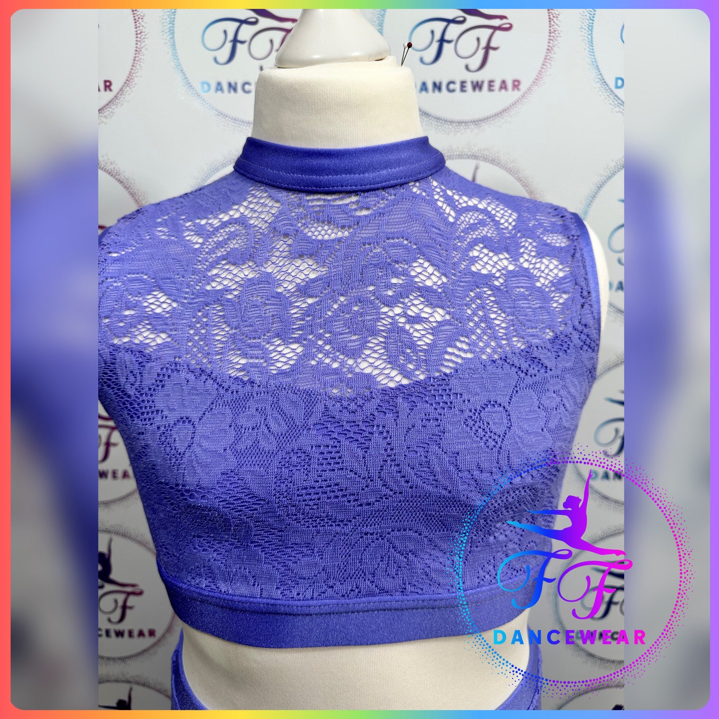 BESPOKE Lilac Lace Lyrical / Contemporary Dance Costume (Size 3a - 11/12 yrs)
