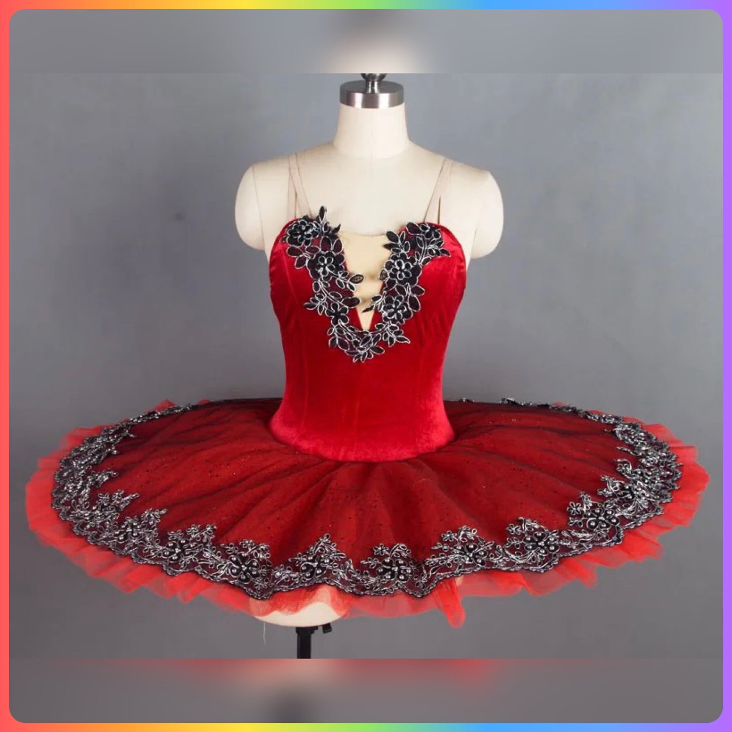 Classical Silver Pre-Professional Ballet Pancake Tutu