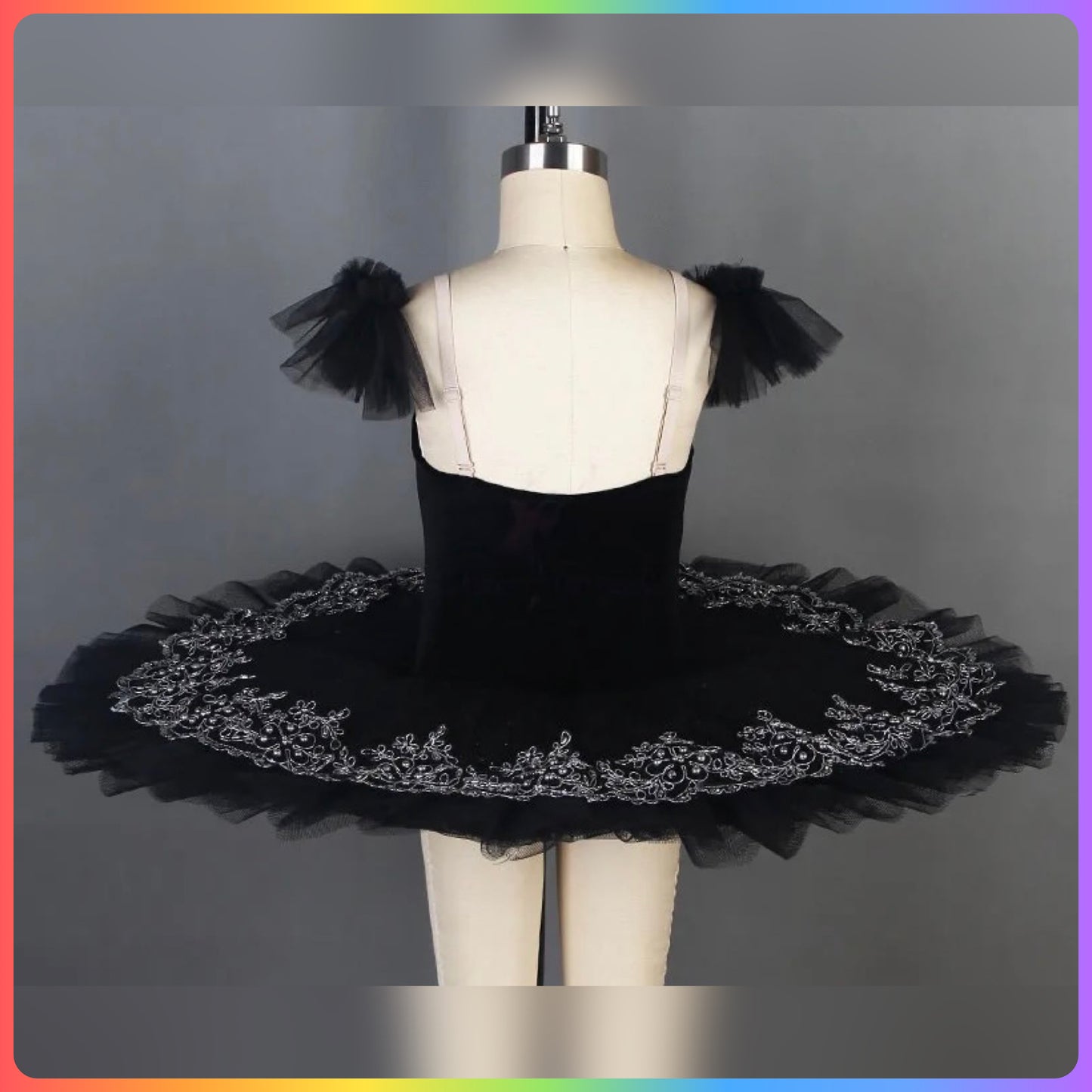 Classical Silver Pre-Professional Ballet Pancake Tutu