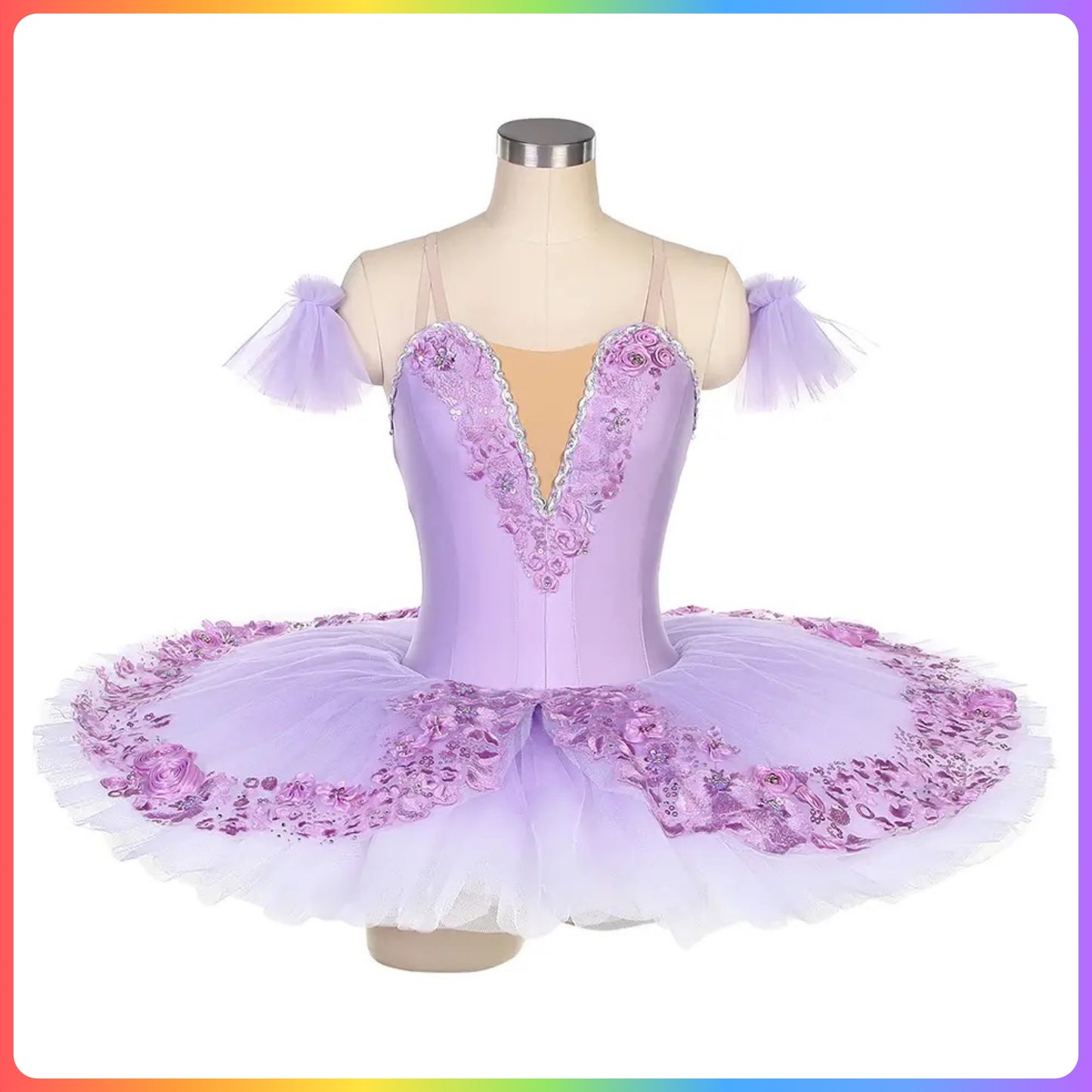Ombre Purple Professional Ballet Pancake Tutu