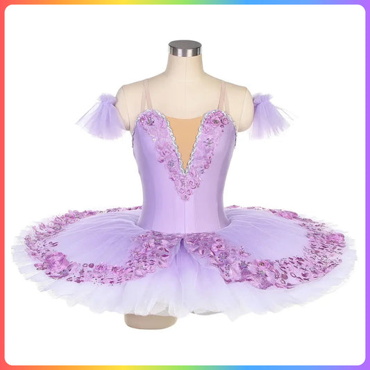 Ombre Purple Professional Ballet Pancake Tutu