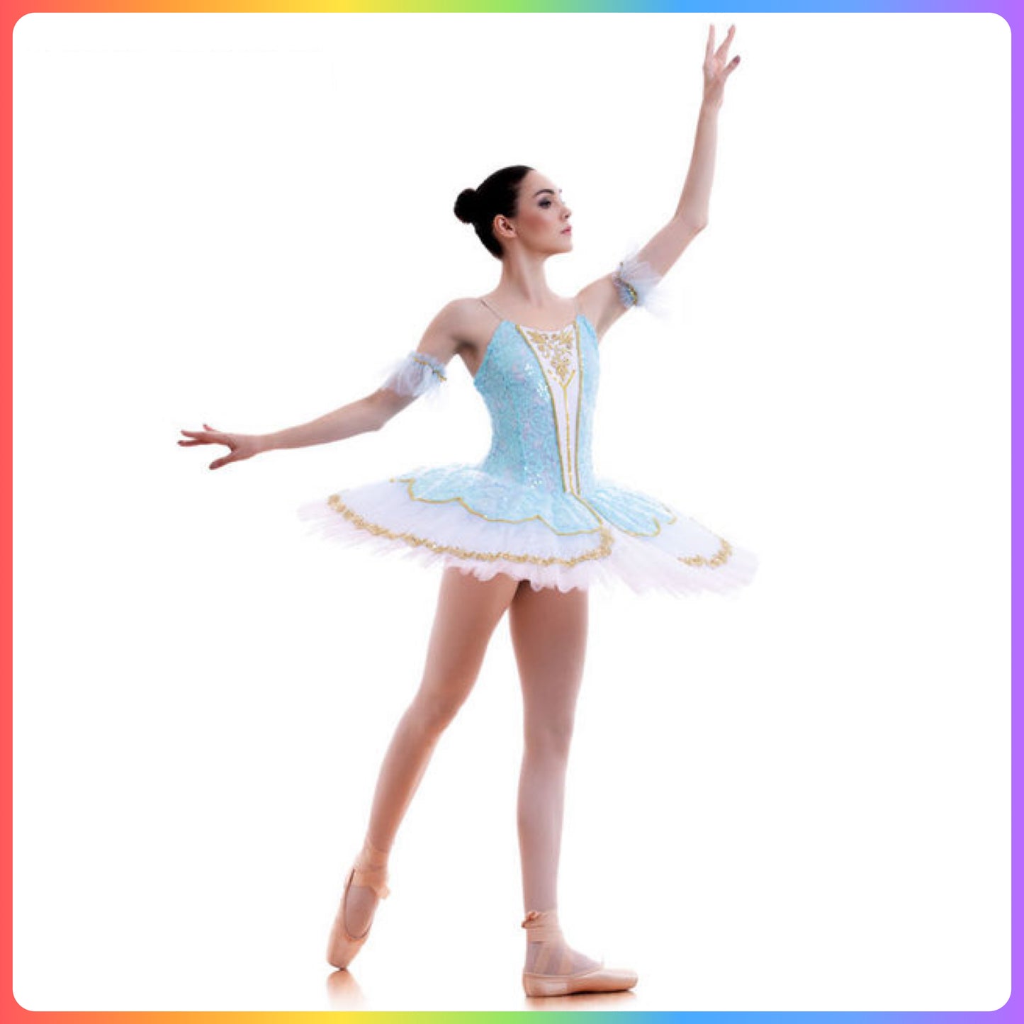 Sequin Professional Stretch Ballet Pancake Tutu (Child & Adult Sizes)