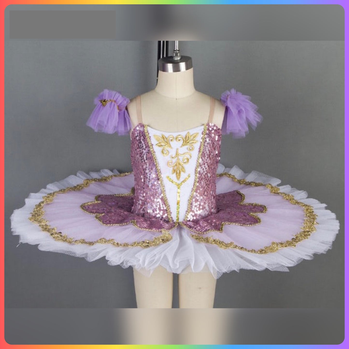 Sequin Professional Stretch Ballet Pancake Tutu (Child & Adult Sizes)