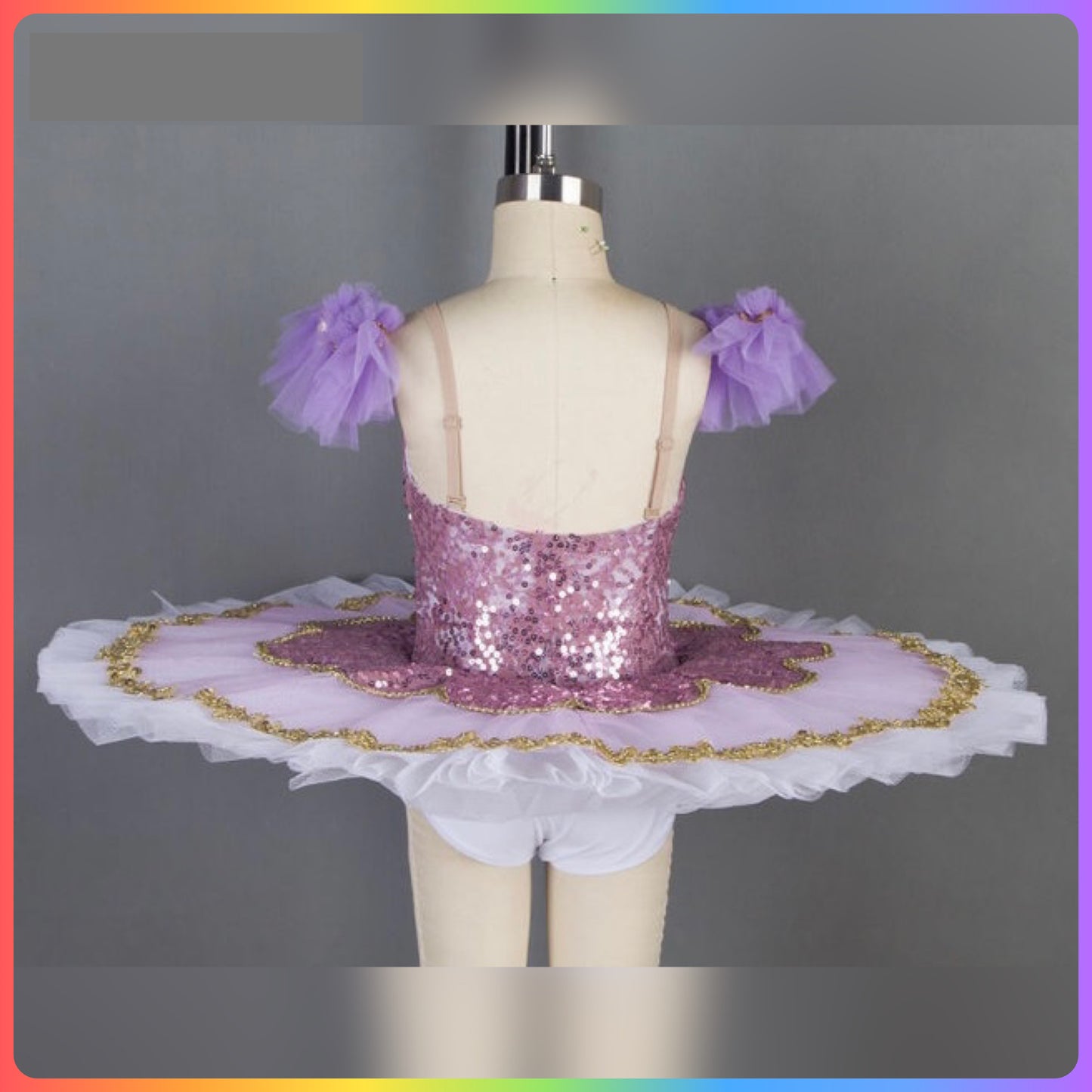 Sequin Professional Stretch Ballet Pancake Tutu (Child & Adult Sizes)