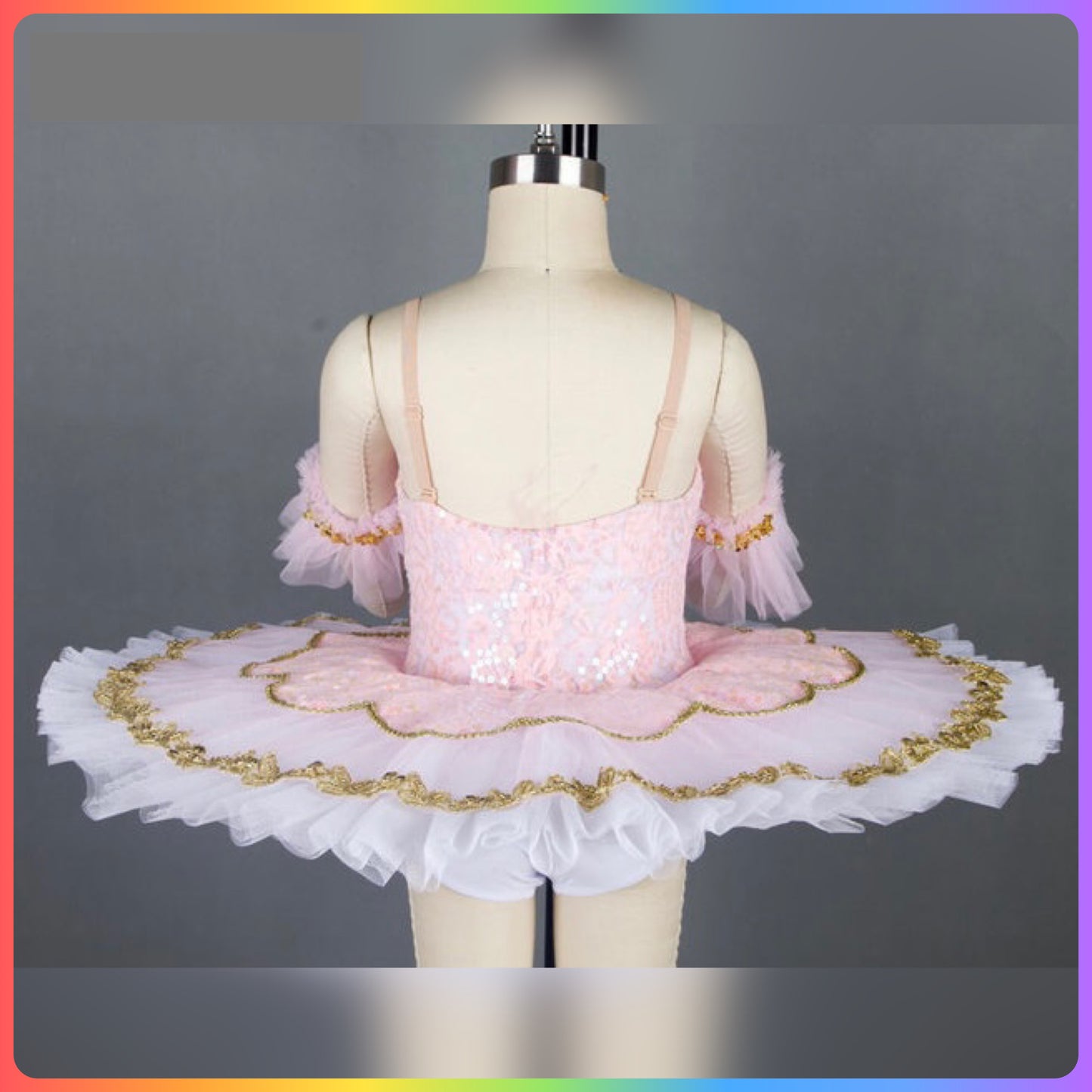 Sequin Professional Stretch Ballet Pancake Tutu (Child & Adult Sizes)