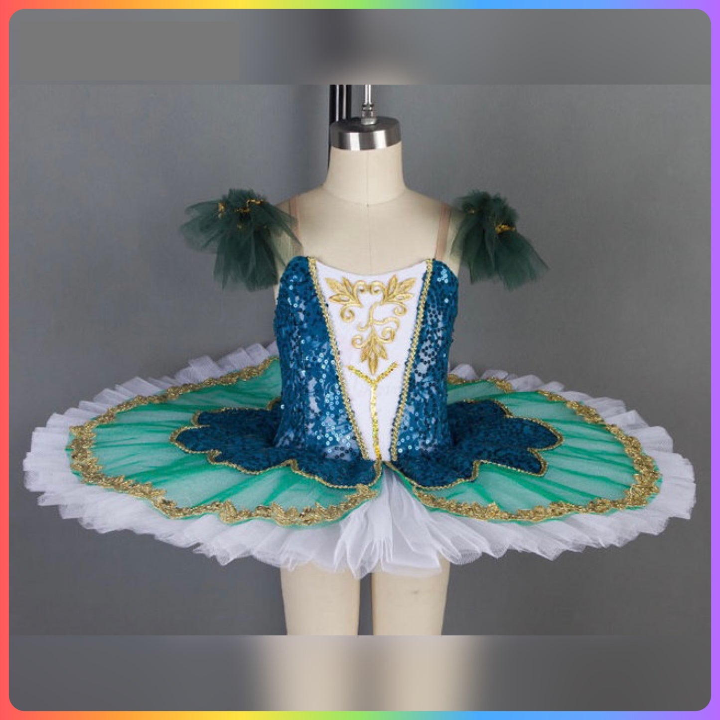 Sequin Professional Stretch Ballet Pancake Tutu (Child & Adult Sizes)