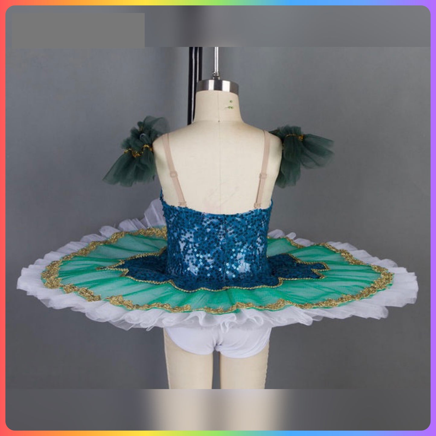 Sequin Professional Stretch Ballet Pancake Tutu (Child & Adult Sizes)