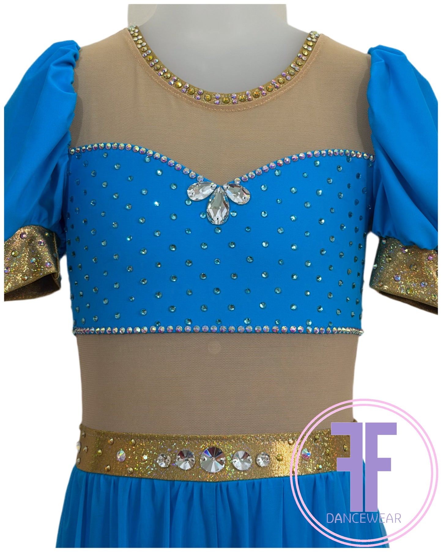 BESPOKE Genie Stoned Modern / Acro Dance Costume (7/8 yrs)