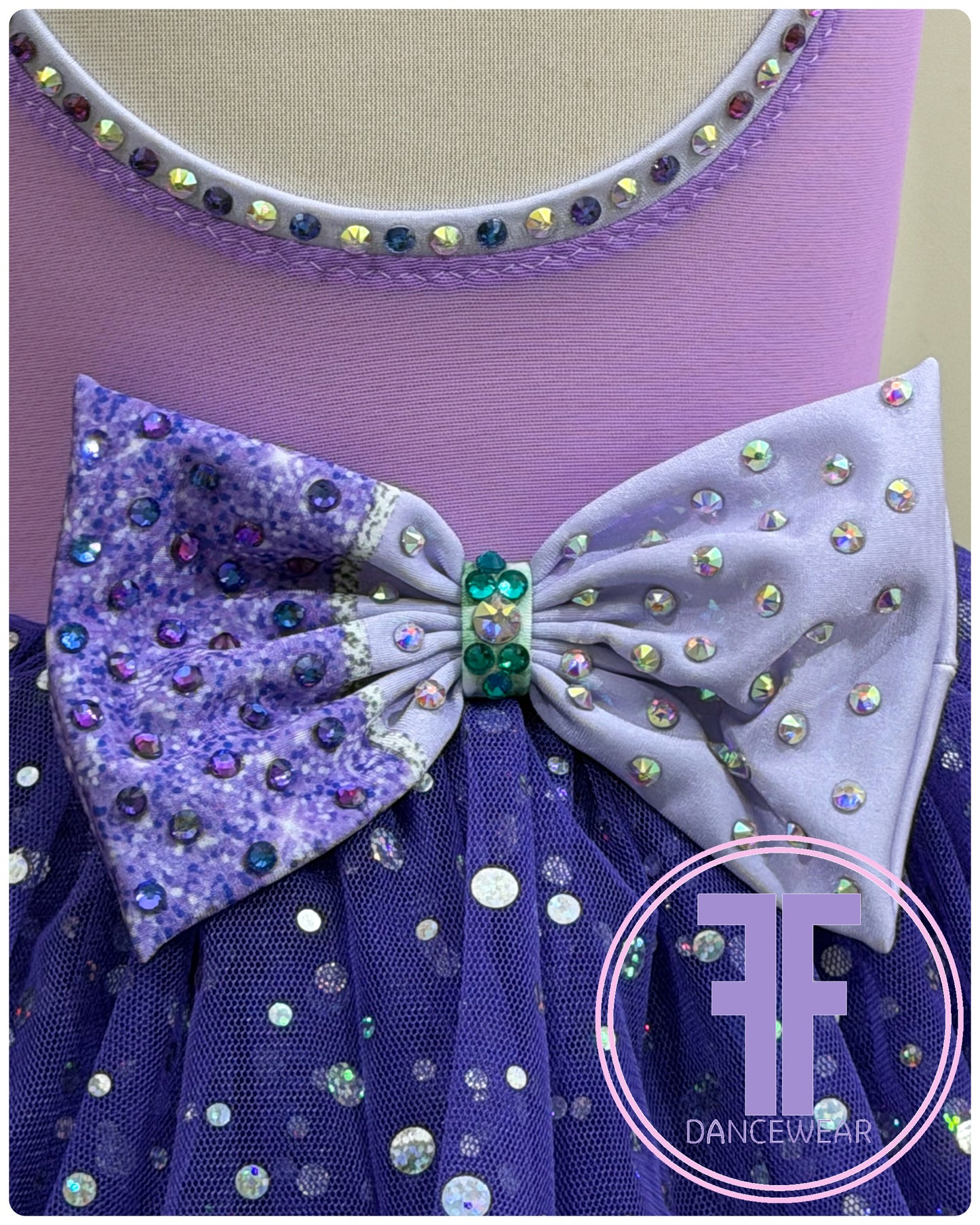 Bespoke Mermaid Inspired Dance Costume (Size 0 5/6 yrs)