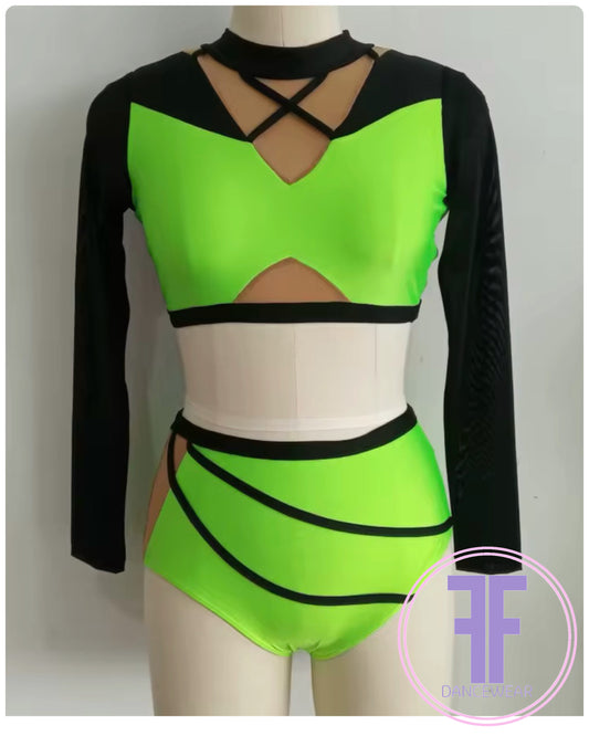 JOLENE - Modern Jazz Dance Costume (Child & Adult Sizes)