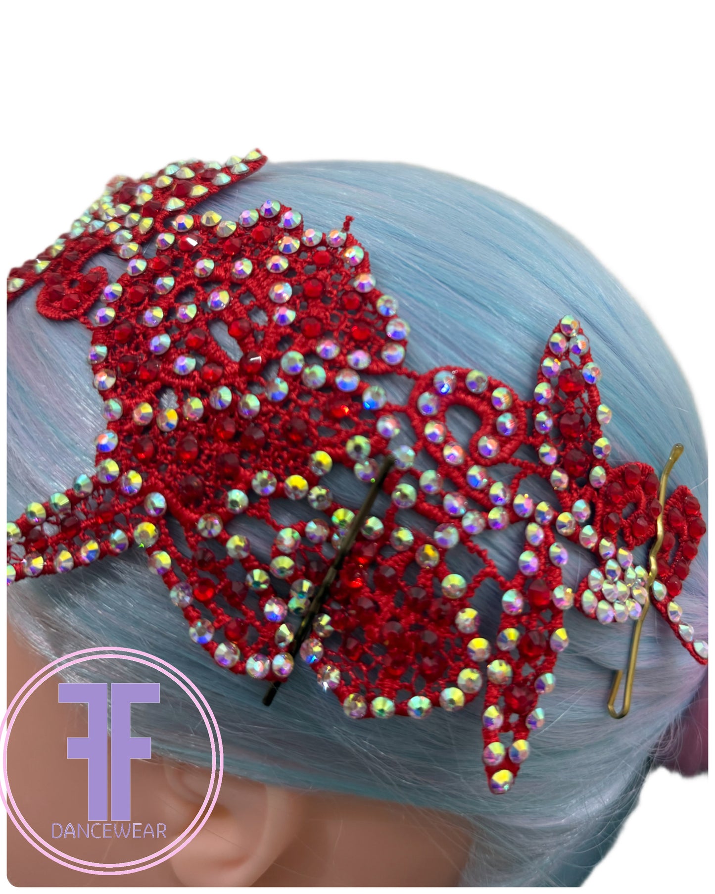 Crystal Lace Hair Piece