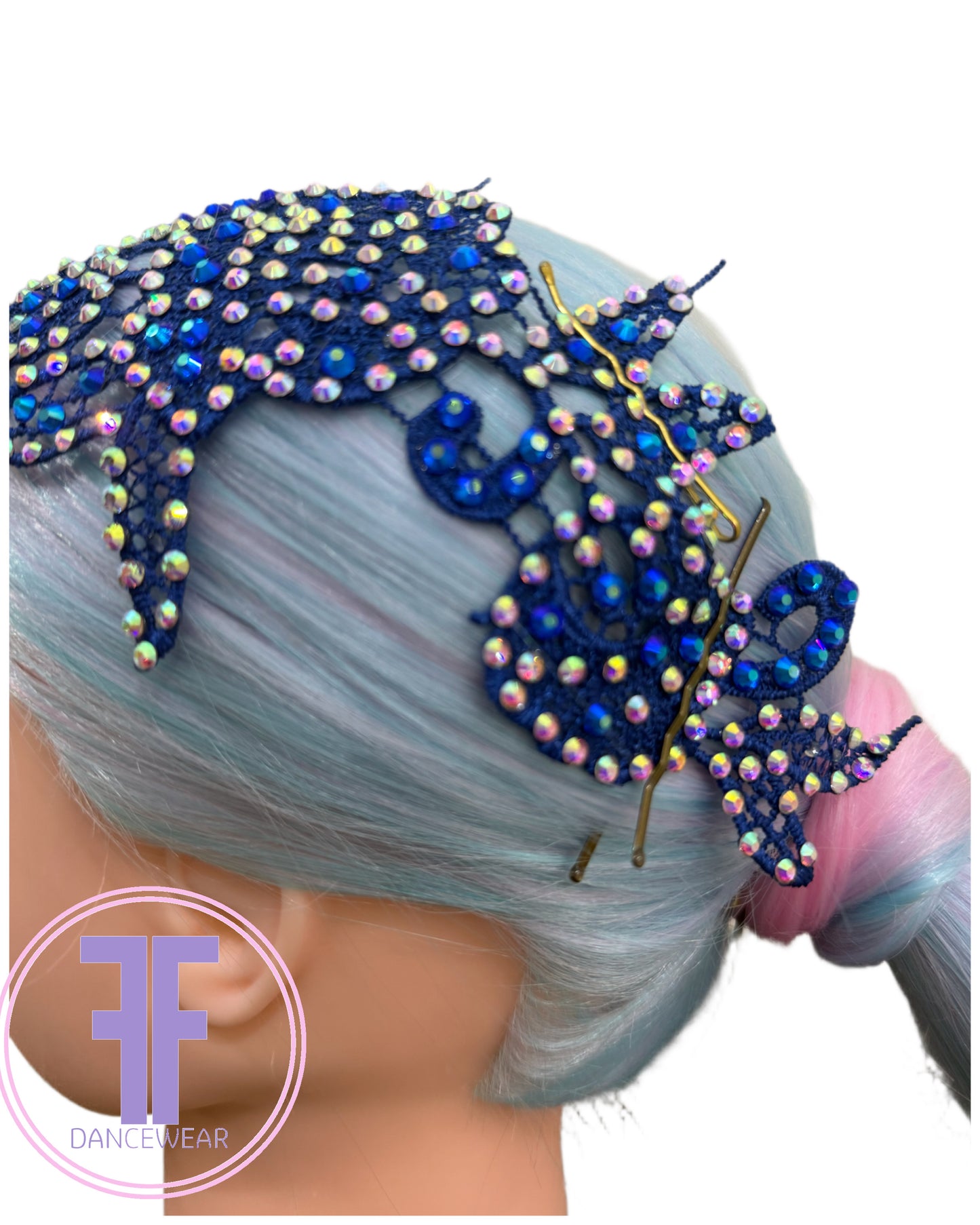 Crystal Lace Hair Piece