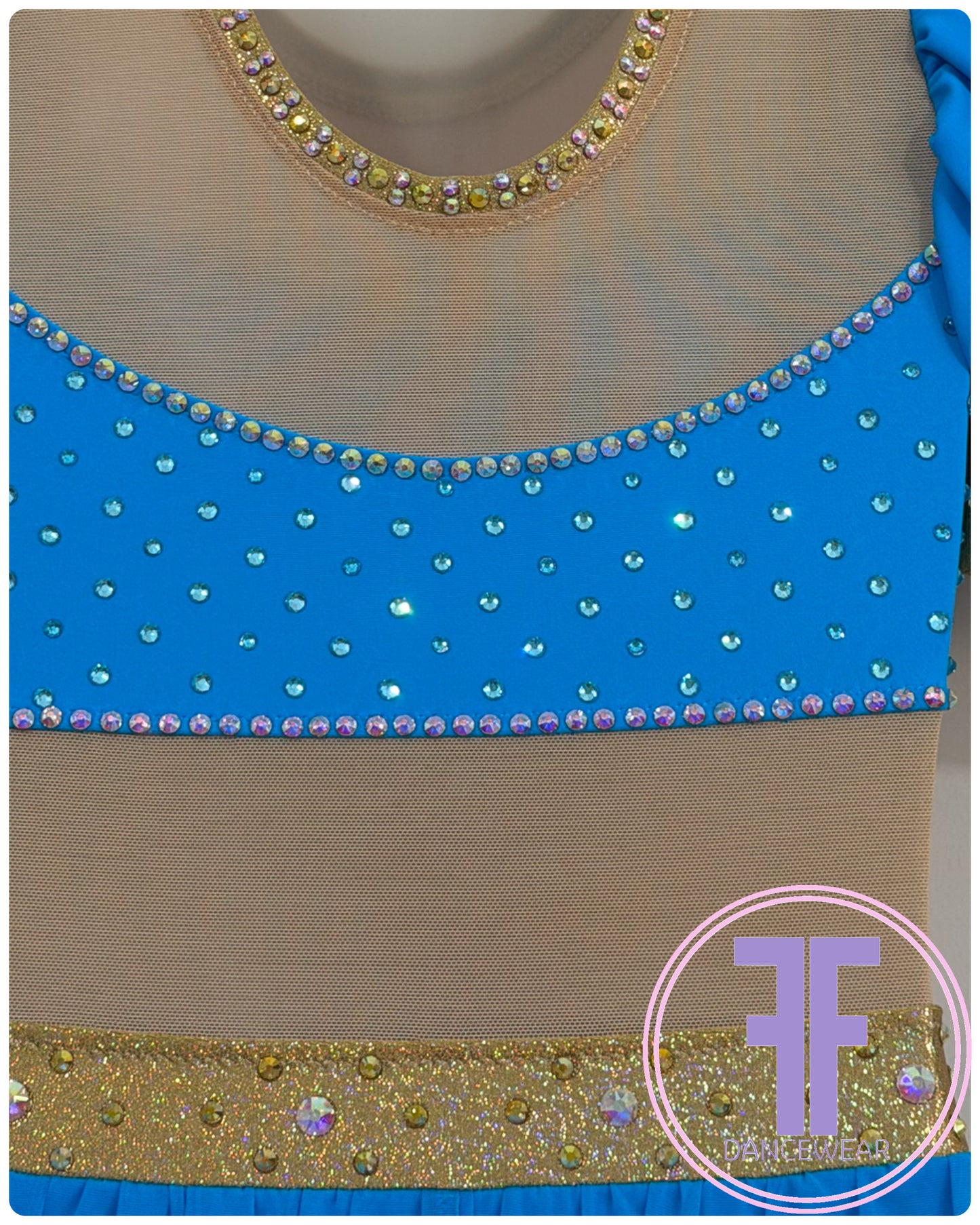 BESPOKE Genie Stoned Modern / Acro Dance Costume (7/8 yrs)