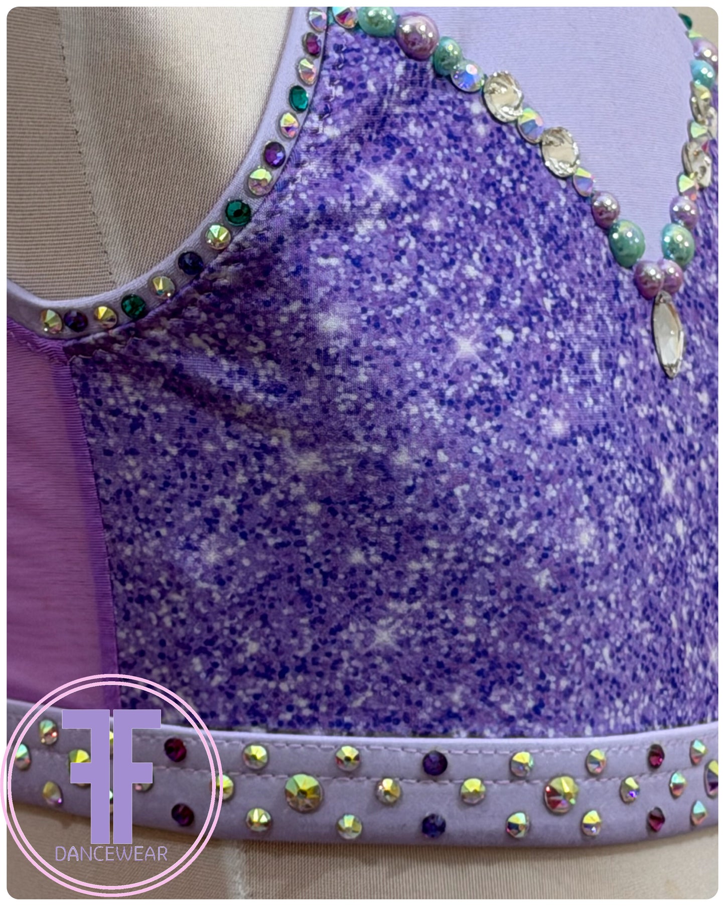 Bespoke Mermaid Inspired Dance Costume (Size 0 5/6 yrs)